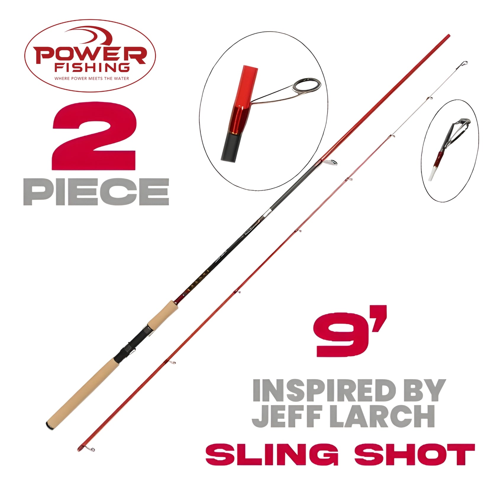 chiroru 9' Sling Shot – Power Crappie™ Rods